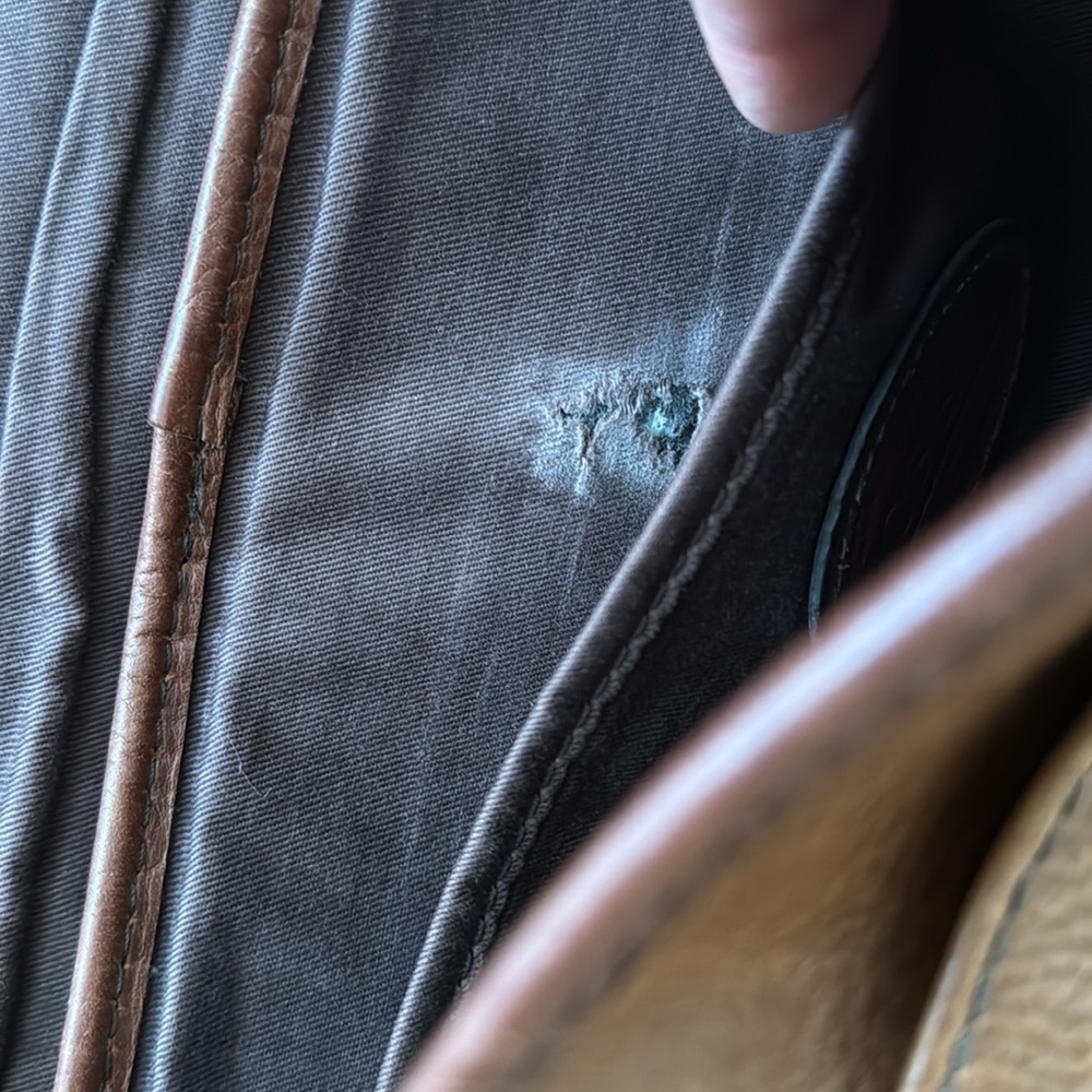 FOSSIL leather messenger bag - Picture 8 of 9